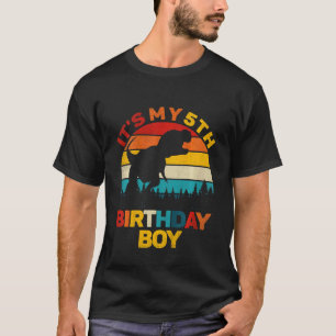 Kinder Es ist mein 5. Geburtstag Jungen Dinosaurie T-Shirt