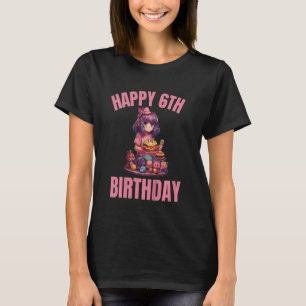 Kinder Es ist mein 6. Geburtstag Kuchen Donut Spie T-Shirt