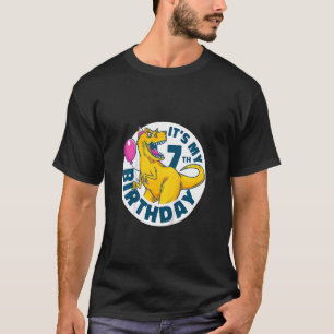 Kinder Es ist mein 7. Geburtstags Happy 7 Jahre Re T-Shirt