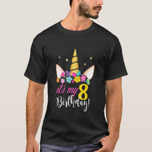 Kinder Es ist mein 8. Geburtstag 8 Jahre alter Ein T-Shirt