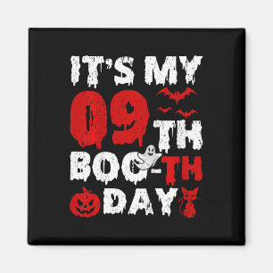 Kinder Es ist mein 9. Boo-th Day Beängstigend 9. G Magnet
