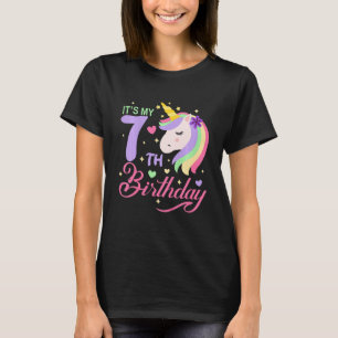 Kinder Es ist mein siebter 7. Geburtstag Sieben 7 T-Shirt