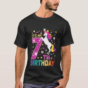 Kinder Es ist mein siebter siebter Geburtstag Sieb T-Shirt