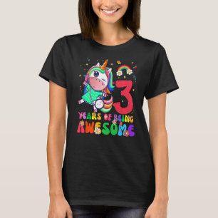 Kinder Es ist meine 3. Geburtstags-Einhorn-Geburts T-Shirt