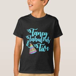 Kinder Fantastisch Fabelhaft Und Fünf Geburtstagsz T-Shirt