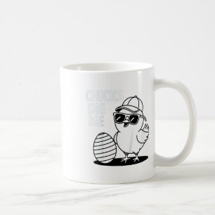 Kinder färben mich in Hühnern, die ich glückliche Kaffeetasse