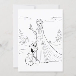 Kinder färben Page Poster Einladung