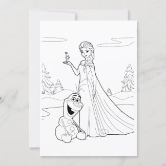 Kinder färben Page Poster Einladung