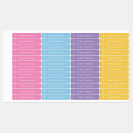 Kinder farbenfrohe Markierungen für Linde Etiketten