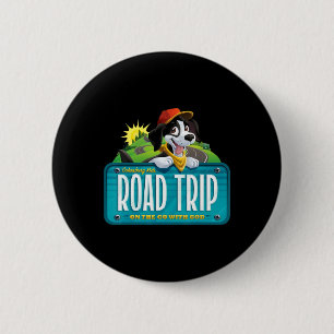 Kinder feiern Road Trip On The Go With God VBS Button