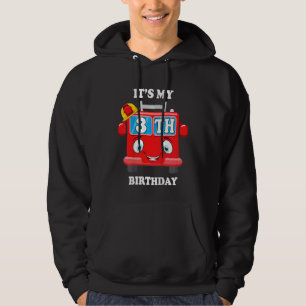 Kinder Feuerwehrfahrzeug 3 Jahre alter Feuerwehrma Hoodie