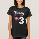 Kinder Flamingo 3. Geburtstag Flamingos B Tag 3 Ja T-Shirt<br><div class="desc">Kinder Flamingo 3. Geburtstag Flamingos B Tag 3 Jahre alte Mädchen.</div>