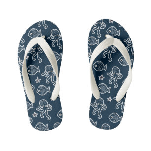 Kinder flip Flops-Sea Life Kinderbadesandalen