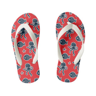 Kinder flip Flops-Sea Life Kinderbadesandalen