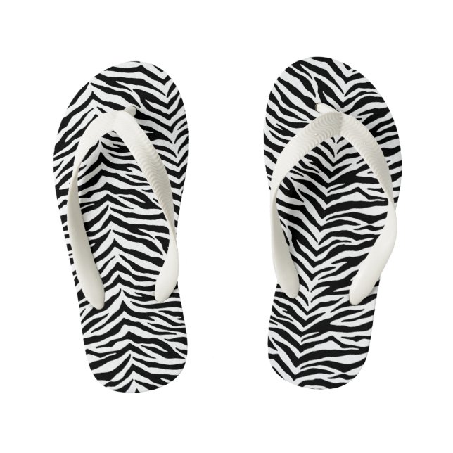 Kinder Flip Flops Zebra Print Flip Flops (Fußbett)