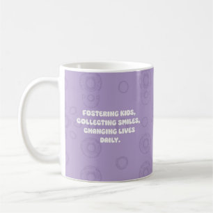 Kinder fördern, Lächeln sammeln, Leben verändern Kaffeetasse