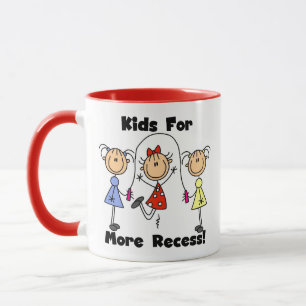 Kinder fordern mehr Pause Tasse