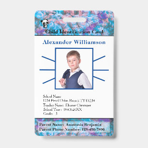 Kinder-Foto-ID-Ausweis Personalisiert Ausweis