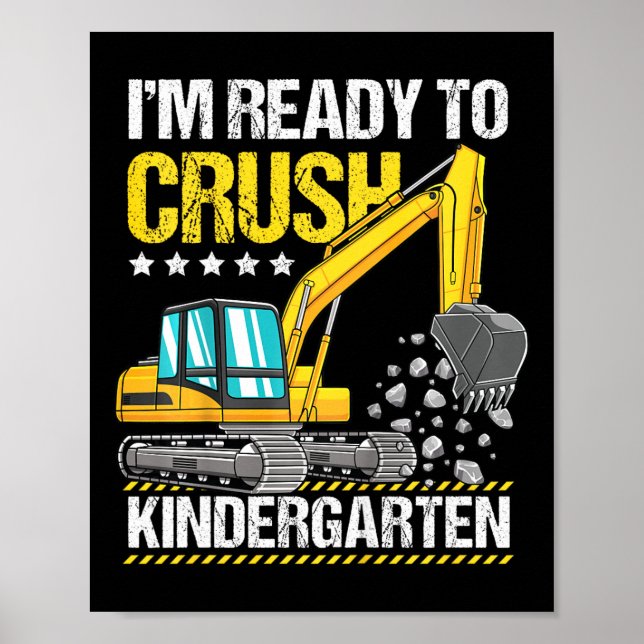 Kinder, für die ich bereit bin, den Kindergartenba Poster (Vorne)