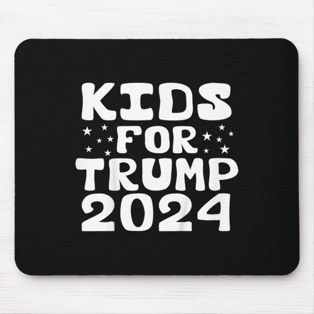 Kinder für die Wahl Trumps 2024 Mousepad (Vorne)