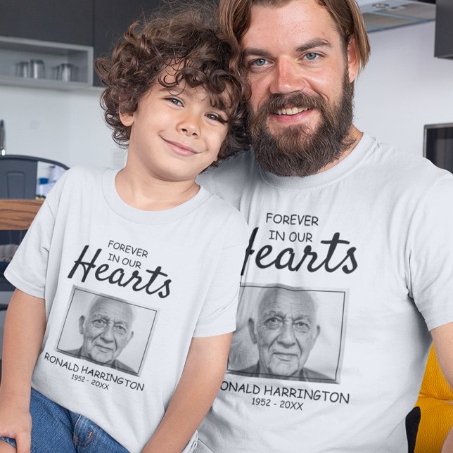 Kinder für immer in unserem Herzen | Foto Memorial T-Shirt (Von Creator hochgeladen)