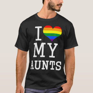 Kinder für meine Gay Aunties Baby Kleidung I Liebe T-Shirt