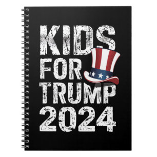 Kinder für Trump USA-Wahl 2024 Notizblock