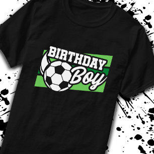 Kinder Fußball Geburtstagsparty Geburtstagsjunge T-Shirt
