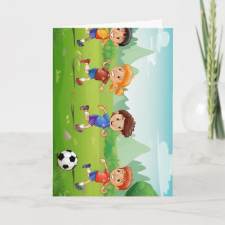 Kinder Fußball Inspirationsgeschichten Karte