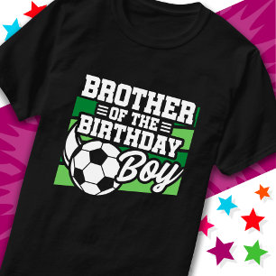 Kinder Fußball Party Bruder des Geburtstags T-Shirt