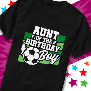 Kinder Fußball Party Tante zum Geburtstag Junge T-Shirt