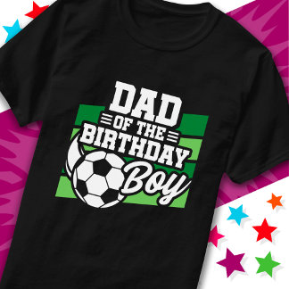 Kinder Fußball Party Vater des Geburtstags T-Shirt