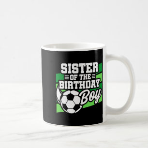 Kinder Fußballparty Schwester des Geburtstagsjunge Kaffeetasse