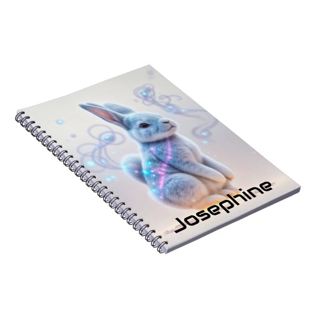 Kinder Galaxy Blue Tinted Bunny Notizblock (Rechte Seite)