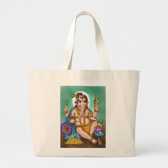 Kinder-Ganesha-Tragetasche Jumbo Stoffbeutel (Vorne)