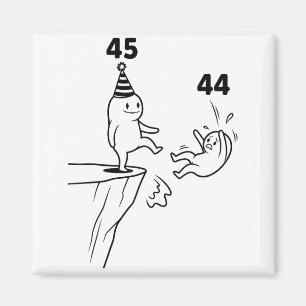Kinder Geburtstag Humor 45 Jahre alt 45. Party Geb Magnet