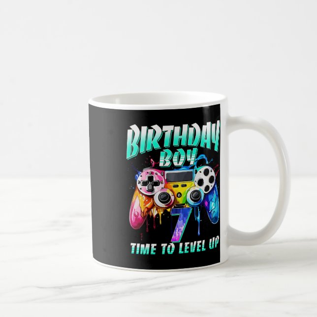 Kinder Geburtstag Junge Zeit zum Levelaufstieg Gam Kaffeetasse (Rechts)
