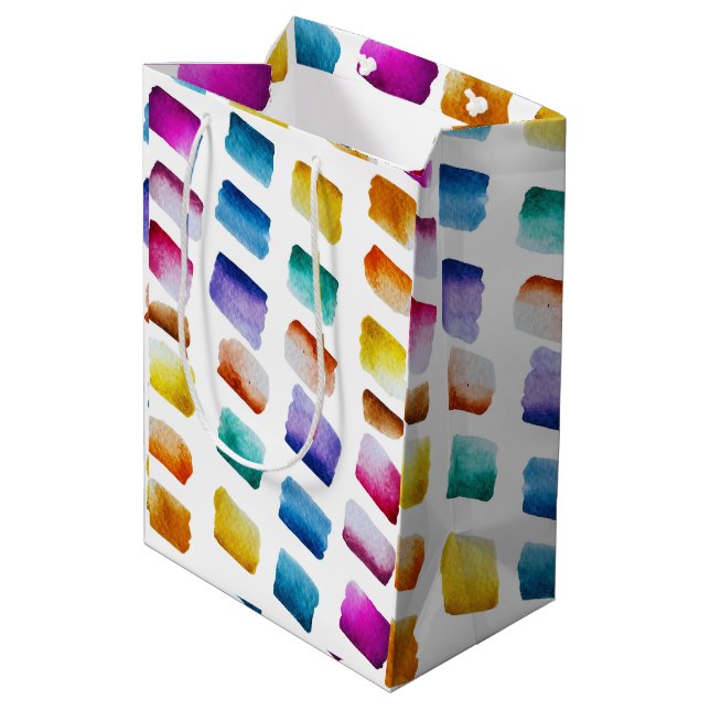 Kinder Geburtstagsparty Mittlere Geschenktüte (Rückseite Schrägansicht)