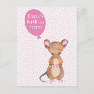 Kinder Geburtstagsparty | Postkarte für Niedliche 