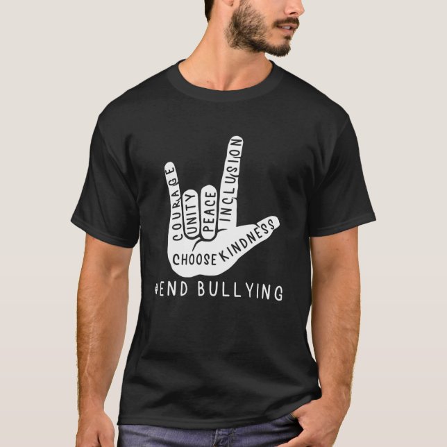 Kinder gegen grassierende Liebe - Gebärdensprache  T-Shirt (Vorderseite)