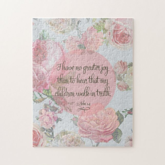 Kinder gehen in Wahrheit Puzzle (Vertikal)