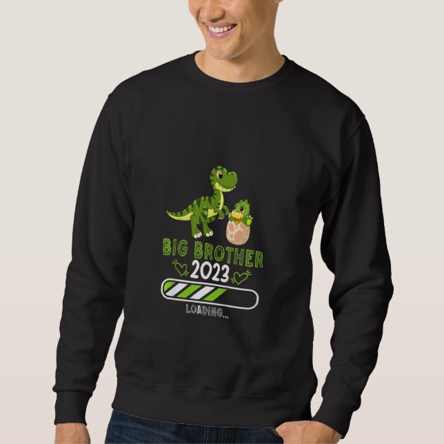 Kinder Geschwister Big Brother 2023 Dino Dinosauri Sweatshirt
