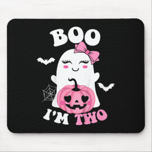 Kinder Gespenst Boo ich bin zwei Yr 2. Geburtstag Mousepad