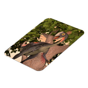 Kinder Gigantoraptor Dinosaurier Abenteuer Kunst Magnet