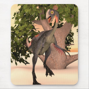 Kinder Gigantoraptor Dinosaurier Abenteuer Kunst Mousepad