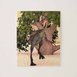 Kinder Gigantoraptor Dinosaurier Abenteuer Kunst Puzzle