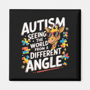 Kinder Giraffe Autismus sehen Welt anders Winkel A Magnet