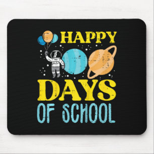 Kinder glücklich 100 Tage Schulastronautenflugzeug Mousepad