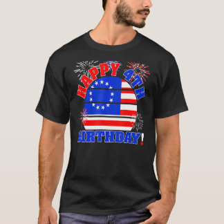 Kinder glücklich 4. Geburtstag am 4. Juli Vintag 1 T-Shirt