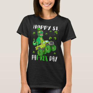 Kinder glücklich St Pat Trex Tag Dino St Patricks T-Shirt